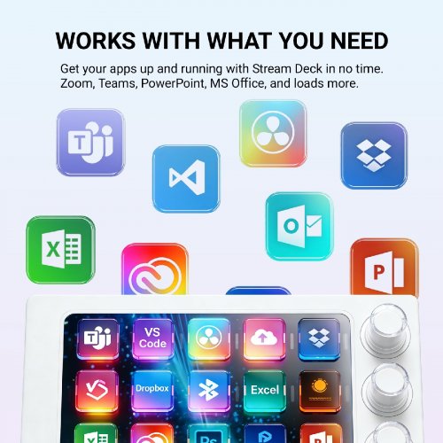 Контроллер для стриминга HEXO Stream Dock M3 White купить в Украине | Telemart фото