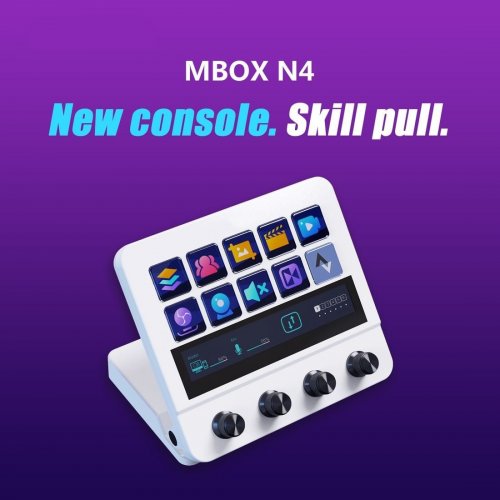 Контроллер для стриминга HEXO Stream Dock N4 White купить в Украине | Telemart фото