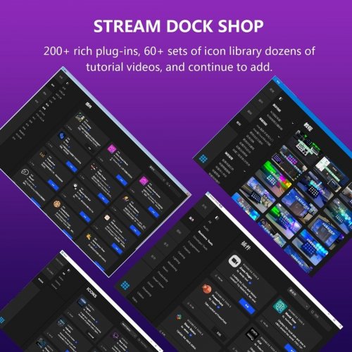 Контроллер для стриминга HEXO Stream Dock N4 White купить в Украине | Telemart фото