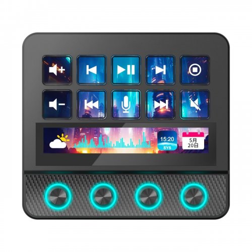 Контроллер для стриминга HEXO Stream Dock N4 Pro Black купить в Украине | Telemart фото