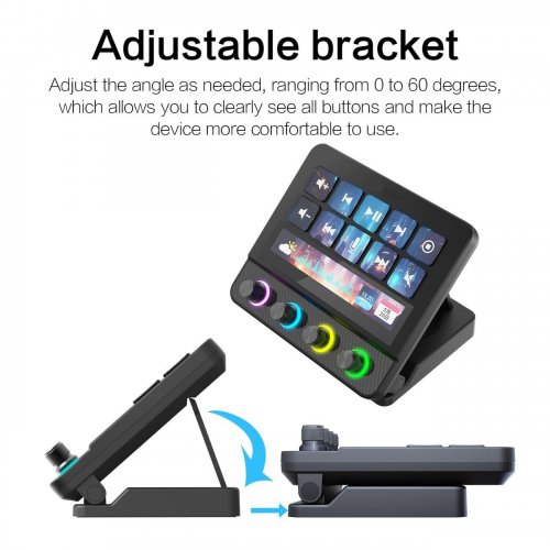 Контроллер для стриминга HEXO Stream Dock N4 Pro Black купить в Украине | Telemart фото
