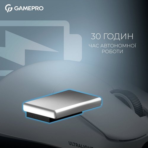 Уцінка миша GamePro Genesis Asgard Odin GM035 White (Розкрита упаковка, 895378) купити в Україні | Telemart фото