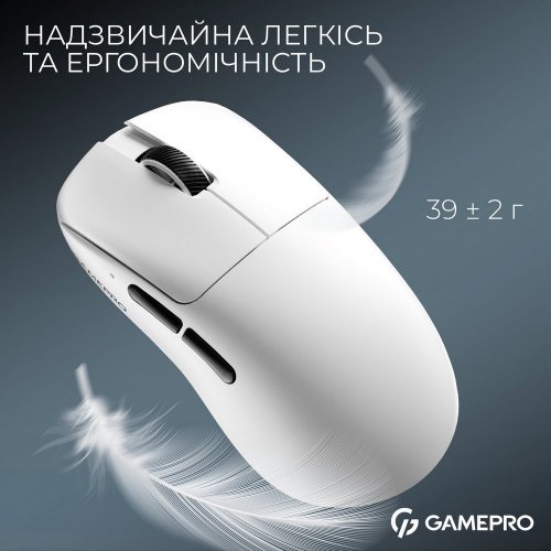 Уцінка миша GamePro Genesis Asgard Odin GM035 White (Розкрита упаковка, 895378) купити в Україні | Telemart фото