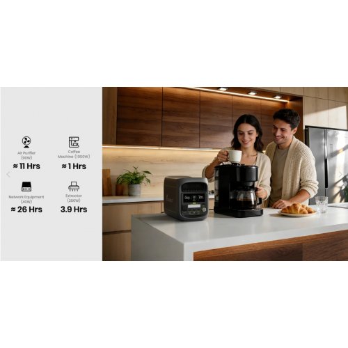 Зарядна станція Fossibot F1800 1800W 1024Wh Black купити в Україні | Telemart фото