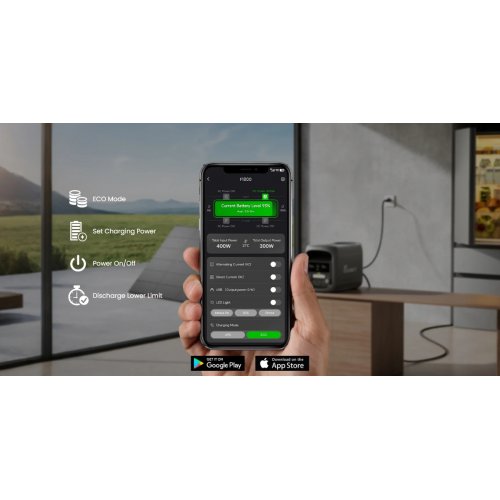 Зарядна станція Fossibot F1800 1800W 1024Wh Black купити в Україні | Telemart фото