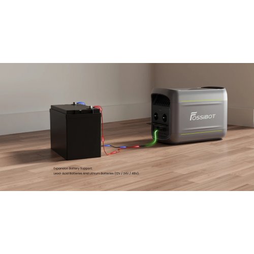 Зарядна станція Fossibot F1800 1800W 1024Wh Black купити в Україні | Telemart фото