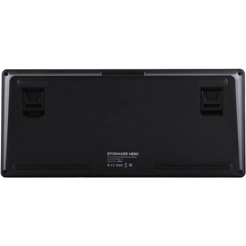 Уценка клавиатура EPOMAKER HE80 RGB Magnetic MagneX Switch (HE80-B-M-UA) Black (Повреждена упаковка, 895412) купить в Украине | Telemart фото