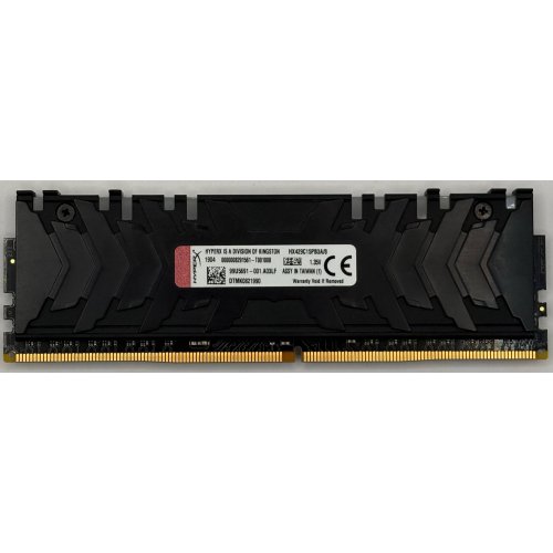 Озу HyperX DDR4 8GB 2933Mhz Predator RGB (HX429C15PB3A/8) (Восстановлено продавцом, 895445) купить в Украине: Киев, Днепр, Харьков, Одесса  | Проверка совместимости, низкая цена, отзывы, характеристики от TELEMART фото