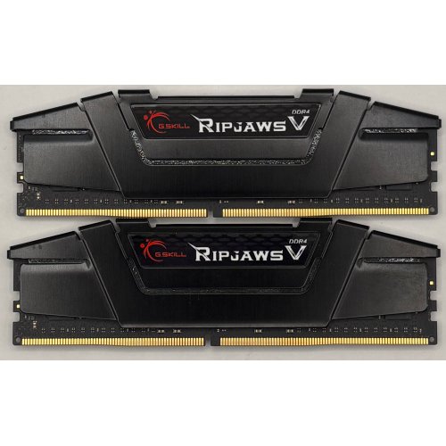 Озу G.Skill DDR4 32GB (2x16GB) 3200Mhz Ripjaws V (F4-3200C16D-32GVK) (Восстановлено продавцом, 895448) купить в Украине | Telemart фото