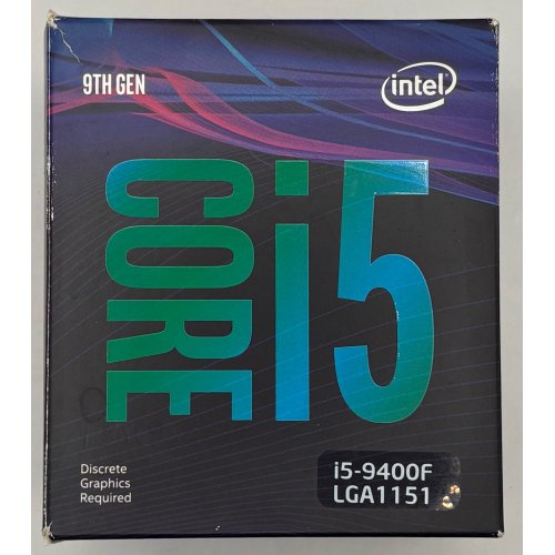Процессор Intel Core i5-9400F 2.9(4.1)GHz 9MB s1151 Box (BX80684I59400F) (Восстановлено продавцом, 895465) купить в Украине | Telemart фото