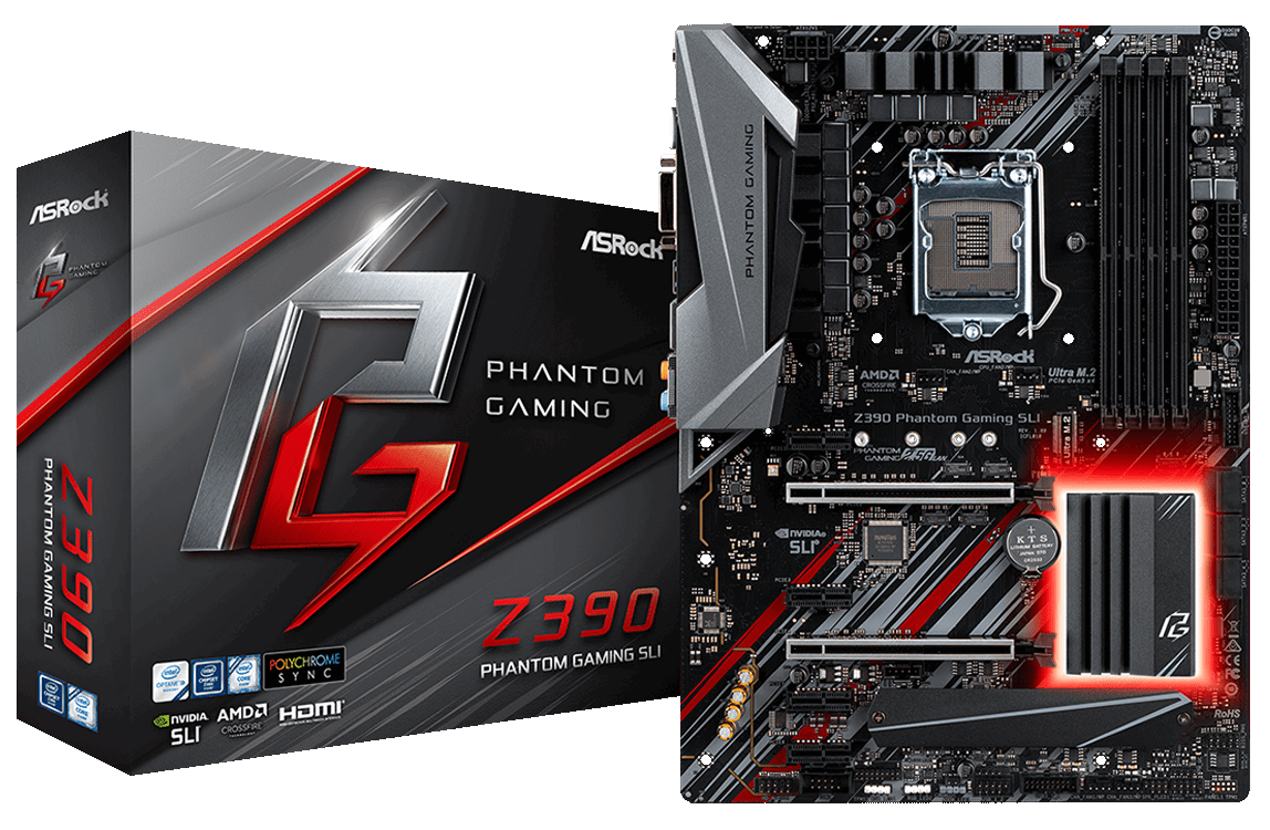 Продать Материнская плата AsRock Z390 Phantom Gaming SLI (s1151-v2, Intel  Z390) по Trade-In интернет-магазине Телемарт - Киев, Днепр, Украина