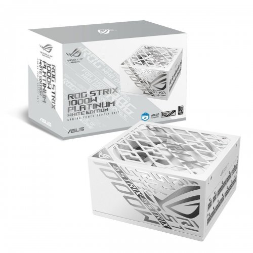 Блок питания Asus ROG Strix 1000W Platinum (90YE00W9-B0NA00) White купить в Украине | Telemart фото