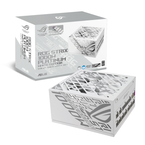 Блок питания Asus ROG Strix 1000W Platinum ROG Equalizer (90YE00W9-B0NA00) White купить в Украине | Telemart фото