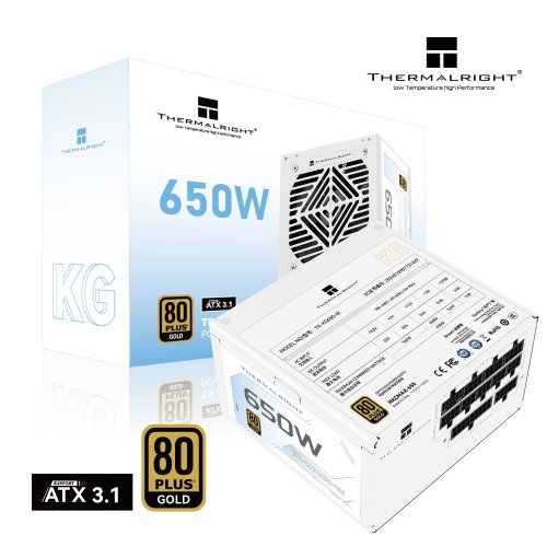 Уцінка блок живлення Thermalright KG-650 650W (TR-KG650W) White (Розкрита упаковка, 895611) купити в Україні | Telemart фото