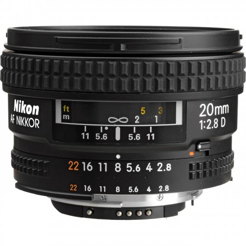 Объектив Nikon Nikkor 20mm f/2.8D AF (JAA127DA) купить в Украине | Telemart фото