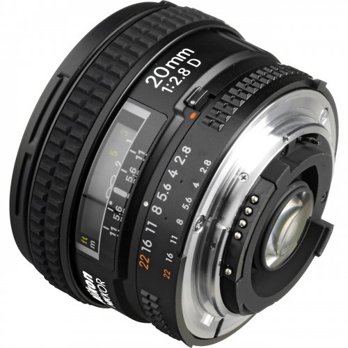 Объектив Nikon Nikkor 20mm f/2.8D AF (JAA127DA) купить в Украине | Telemart фото