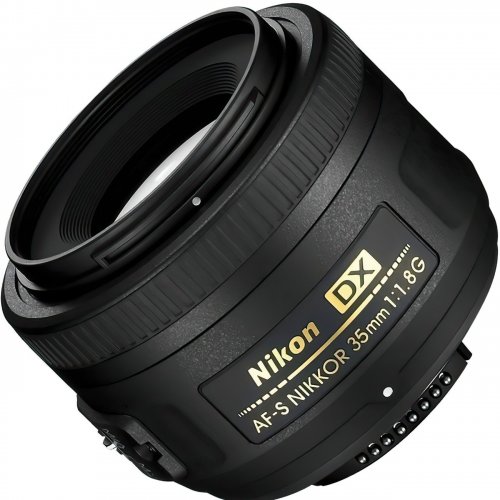 Объектив Nikon Nikkor 35mm f/1.8G AF-S DX (JAA132DA) купить в Украине | Telemart фото