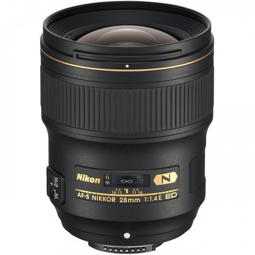 Об'єктив Nikon Nikkor 28mm f/1.4E ED AF-S (JAA140DA) купити в Україні | Telemart фото