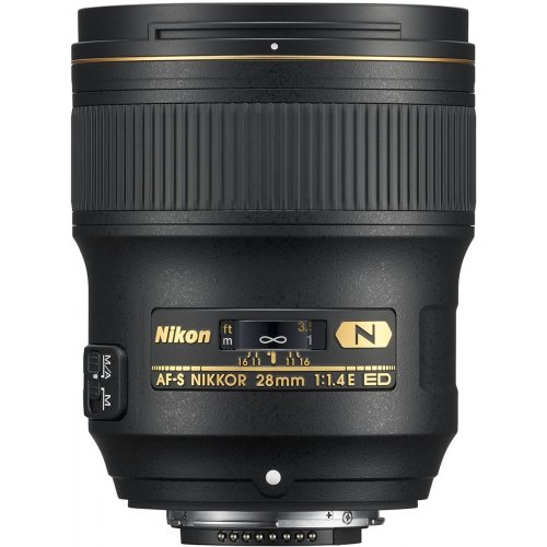 Об'єктив Nikon Nikkor 28mm f/1.4E ED AF-S (JAA140DA) купити в Україні | Telemart фото