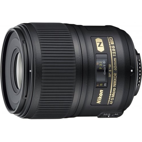 Объектив Nikon Nikkor 60mm f/2.8G ED AF-S Micro (JAA632DB) купить в Украине | Telemart фото