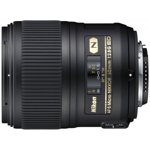 Объектив Nikon Nikkor 60mm f/2.8G ED AF-S Micro (JAA632DB) купить в Украине | Telemart фото
