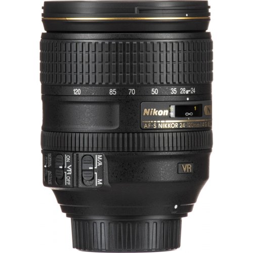 Об'єктив Nikon Nikkor 24-120mm f/4G ED VR AF-S (JAA811DA) купити в Україні | Telemart фото