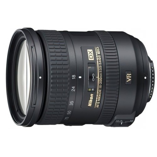 Об'єктив Nikon Nikkor 18-200mm f/3.5-5.6G AF-S DX ED VR II (JAA813DA) купити в Україні | Telemart фото