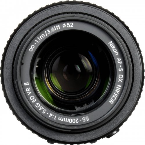 Об'єктив Nikon Nikkor 55-200mm f/4-5.6G AF-S ED VR II AF-S (JAA823DA) купити в Україні | Telemart фото