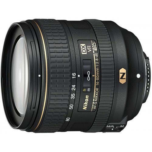 Объектив Nikon Nikkor 16-80mm f/2.8-4E ED VR AF-S DX (JAA825DA) купить в Украине | Telemart фото