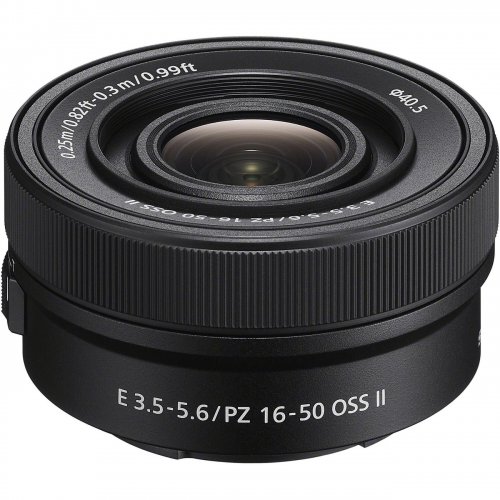Объектив Sony E PZ 16-50mm f/3.5-5.6 OSS II (SELP16502B.SYX) купить в Украине | Telemart фото