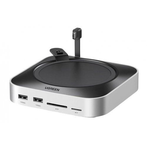 USB-хаб Ugreen CM841A USB Type-C 11 in 1 (95094) Silver купити в Україні | Telemart фото