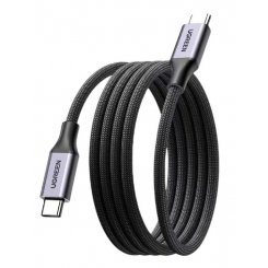 Кабель Ugreen L520 USB Type-C to USB Type-C 100W 1m (55517) Grey