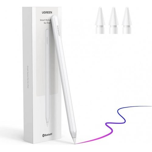 Стилус Ugreen LP653 Wireless Charging Smart Stylus Pen for iPad (15910) White купить в Украине | Telemart фото