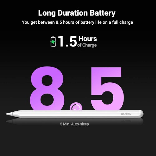 Стилус Ugreen LP653 Wireless Charging Smart Stylus Pen for iPad (15910) White купить в Украине | Telemart фото