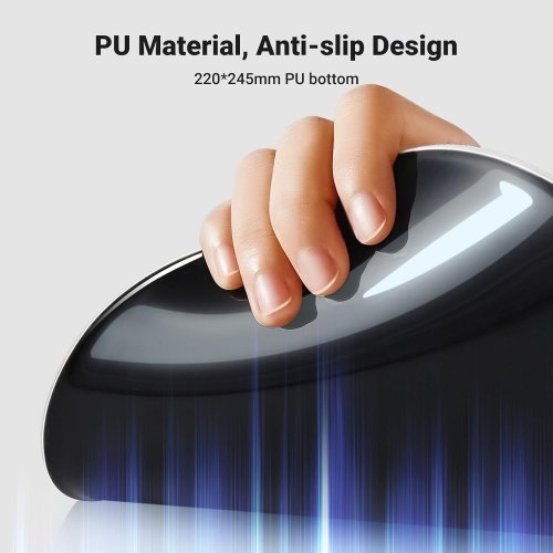 Килимок для миші Ugreen LP668 Ergonomic Mouse Pad with Wrist Rest (25245) Black купити в Україні | Telemart фото
