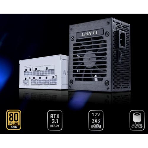 Блок живлення Lian Li SP V2 Gold 850W (G9P.SP0850G.W000.EU) White купити в Україні | Telemart фото