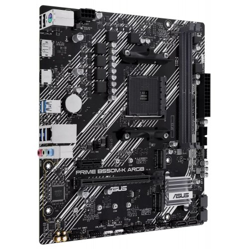 Уцінка материнська плата Asus PRIME B550M-K ARGB (sAM4, AMD B550) (Розкрита упаковка, 895830) купити в Україні | Telemart фото