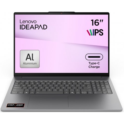 Ноутбук Lenovo IdeaPad Slim 5 16AHP11 (83S4000XRA) Luna Grey купити в Україні | Telemart фото