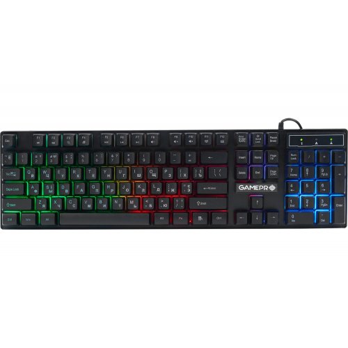 Уцінка клавіатура GamePro GK296 Black (Пошкоджено пакування, 895940) купити в Україні | Telemart фото