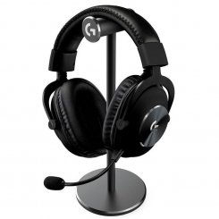 Уцінка навушники Logitech PRO X Gaming with Stand (991-000358) Black (Розкрита упаковка, 895967)