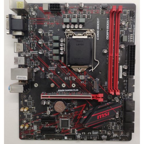 Материнская плата MSI B360M GAMING PLUS (s1151-v2, Intel B360) (Восстановлено продавцом, 895991) купить в Украине | Telemart фото