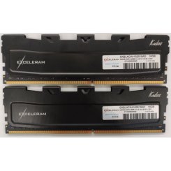 Озп Exceleram 16 GB (2x8GB) DDR4 2666 MHz Black Kudos (EKBLACK4162618AD) (Відновлено продавцем, 895992)