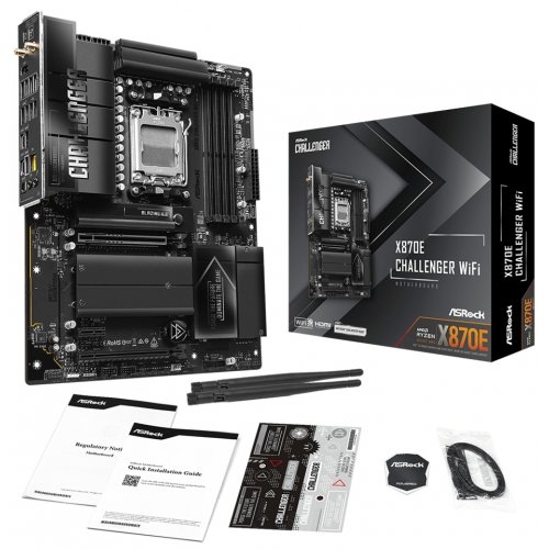 Материнская плата AsRock X870E Challenger WiFi (sAM5, AMD X870E) купить в Украине | Telemart фото
