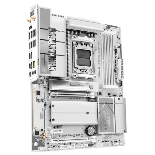 Материнская плата AsRock X870E Challenger WiFi White (sAM5, AMD X870E) купить в Украине | Telemart фото