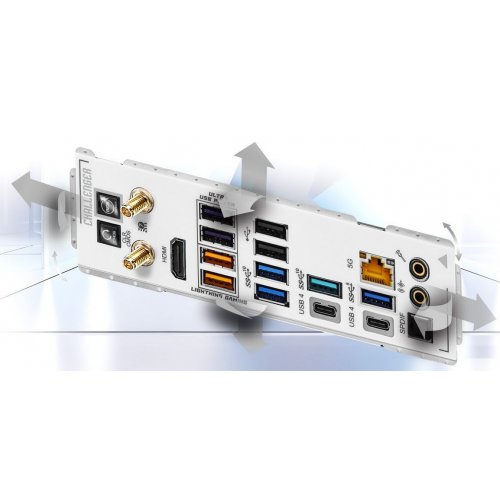 Материнская плата AsRock X870E Challenger WiFi White (sAM5, AMD X870E) купить в Украине | Telemart фото