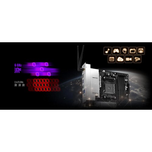 Материнская плата AsRock B550 Rock WiFi (sAM4, AMD B550) купить в Украине | Telemart фото