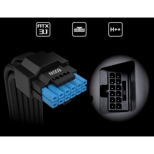 Блок питания Lian Li RS Gold 1000W without HUB (G9P.RS1000G.B000.EU) Black купить в Украине | Telemart фото