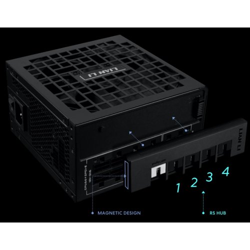 Блок питания Lian Li RS Gold 1000W without HUB (G9P.RS1000G.W000.EU) White купить в Украине | Telemart фото