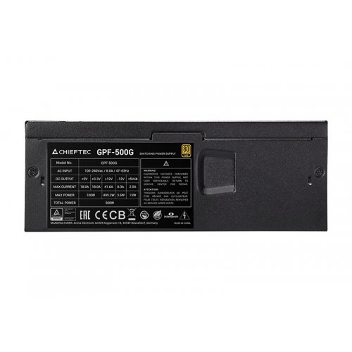 Блок живлення CHIEFTEC Smart 500W (GPF-500G) купити в Україні | Telemart фото