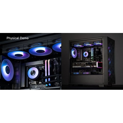 Кулер для корпуса PCCooler FE120 ARGB Black купить в Украине | Telemart фото